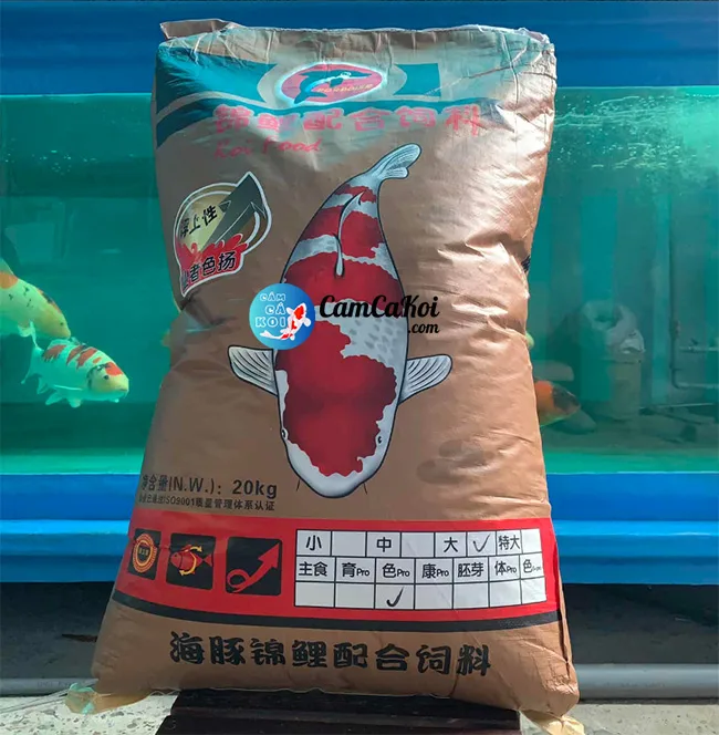 Bao cám cá Koi Porpoise 20kg nhập khẩu